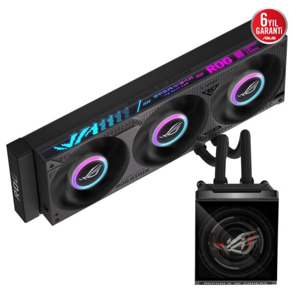 Asus Rog Strix Slc Iv 360 Argb Lcd 360mm Intel Amd Uyumlu İşlemci Sıvı Soğutucu 2