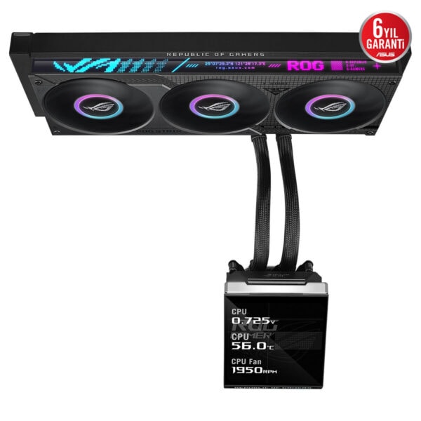 Asus Rog Strix Slc Iv 360 Argb Lcd 360mm Intel Amd Uyumlu İşlemci Sıvı Soğutucu 4