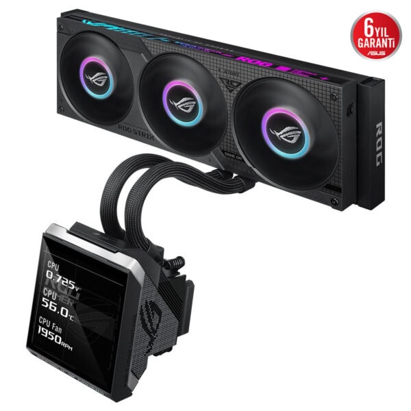 Asus Rog Strix Slc Iv 360 Argb Lcd 360mm Intel Amd Uyumlu İşlemci Sıvı Soğutucu 5