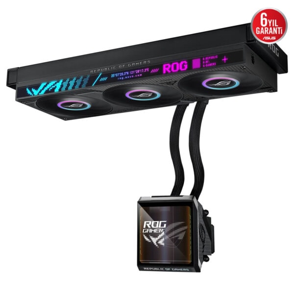 Asus Rog Strix Slc Iv 360 Argb Lcd 360mm Intel Amd Uyumlu İşlemci Sıvı Soğutucu 6