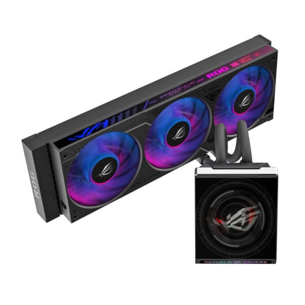 Asus Rog Strix Slc Iv 360 Argb Lcd 360mm Islemci Sivi Sogutucu 1