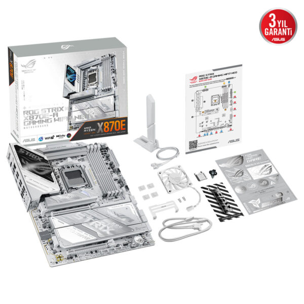 Asus Rog Strix X870e A Gaming Wifi7 Neo 9000mhz Oc Ddr5 Soket Am5 M 2 Usb4 Atx Anakart 19