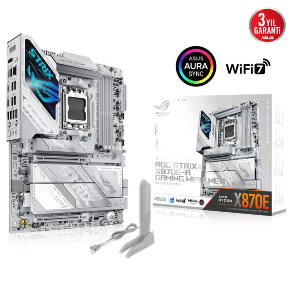 Asus Rog Strix X870e A Gaming Wifi7 Neo 9000mhz Oc Ddr5 Soket Am5 M 2 Usb4 Atx Anakart 2