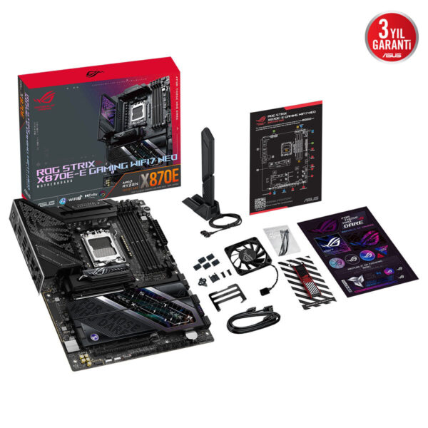 Asus Rog Strix X870e E Gaming Wifi7 Neo Ddr5 Soket Am5 M.2 Usb4 Atx Anakart 16