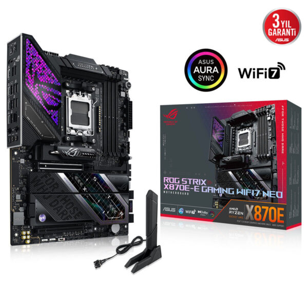 Asus Rog Strix X870e E Gaming Wifi7 Neo Ddr5 Soket Am5 M.2 Usb4 Atx Anakart 2