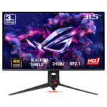 ASUS ROG Swift OLED PG32UCDM3 31.5 inç 4K UHD OLED Gaming Monitör, 240Hz yenileme hızı, 0.03ms tepki süresi, Adaptive Sync ve QD-OLED teknolojisi ile yüksek performans sağlar.