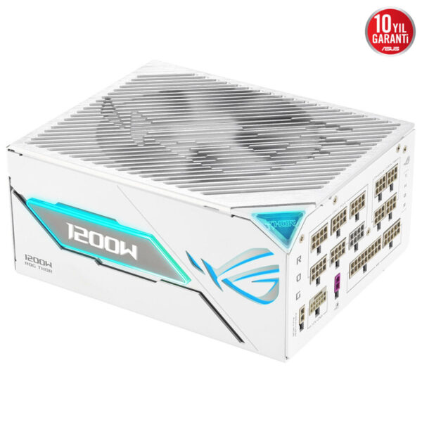 Asus Rog Thor 1200w Oled Ekran Argb 80+ Platinum Pcie 5.1 Full Modüler Atx 3.1 Beyaz Güç Kaynağı 2