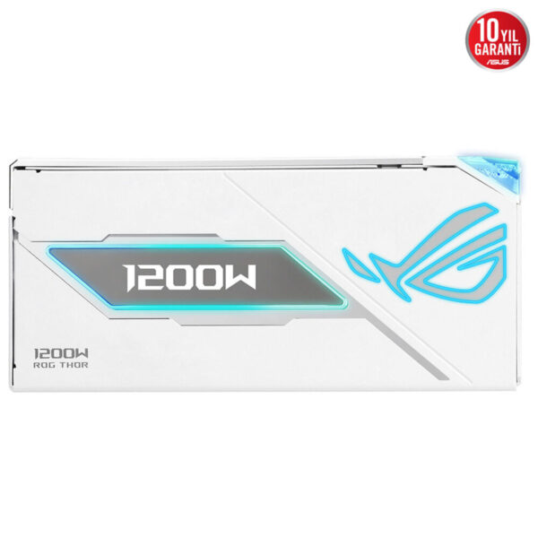 Asus Rog Thor 1200w Oled Ekran Argb 80+ Platinum Pcie 5.1 Full Modüler Atx 3.1 Beyaz Güç Kaynağı 3