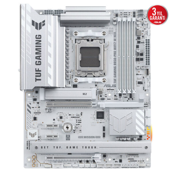 Asus Tuf Gaming B850 Pro Wifi7 W Neo 9000mhz (oc) Ddr5 Soket Am5 M.2 Hdmi Dp Atx Anakart 5