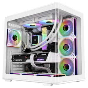 Cooler Master Elite 600 Beyaz 7x120mm Argb Fan Temperli Cam Usb 3 2 Mid Tower Atx Gaming Kasa E600 Wgnn S02 T2