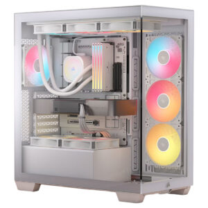 Corsair 3500x Rs R Beyaz 3x120mm Argb Fan Temperli Cam Usb 3 2 Mid Tower E Atx Gaming Kasa Cc 9011323 Ww T1
