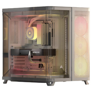 Corsair Air 5400 Rs R Beyaz 3x120mm Argb Fan Mesh Temperli Cam Usb 3 2 Triple Chamber Mid Tower E Atx Gaming Kasa Cc 9011319 Ww T2