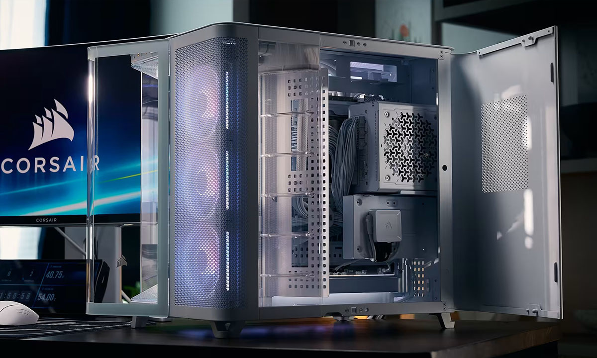 Corsair AIR 5400 RS-R Beyaz Gaming Kasa H8