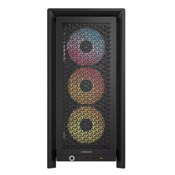 Corsair Frame 4000d Lcd Rs 4x120mm Argb Fan Mesh Temperli Cam Usb 3.2 Premium Mid Tower E Atx Dokunmatik Ekranlı Siyah Gaming Kasa (cc 9011326 Ww) 2
