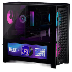 Corsair Frame 4000d Lcd Rs Siyah 4x120mm Argb Fan Mesh Temperli Cam Usb 3 2 Premium Mid Tower E Atx Dokunmatik Ekranli Gaming Kasa Cc 9011326 Ww T2