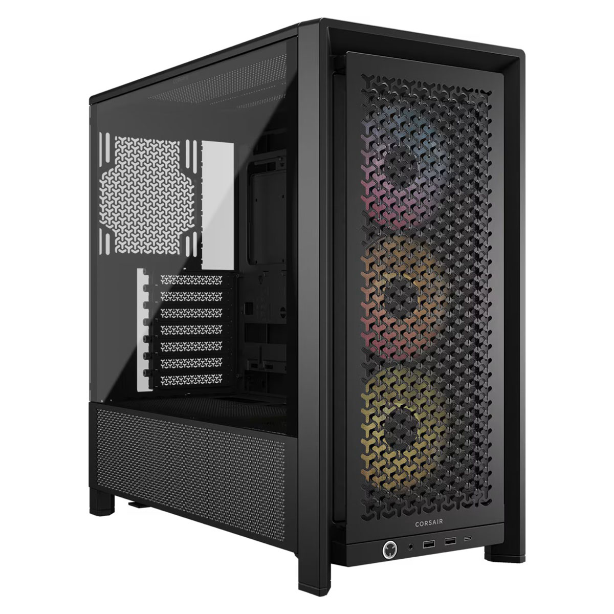 Corsair Frame 4000d Rs Siyah 3x120mm Argb Fan Mesh Temperli Cam Usb 3.2 Mid Tower E Atx Gaming Kasa (cc 9011296 Ww) 1