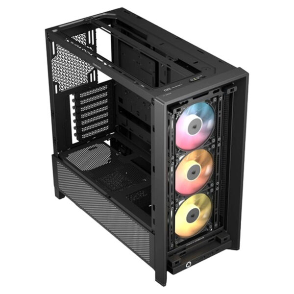 Corsair Frame 4000d Rs Siyah 3x120mm Argb Fan Mesh Temperli Cam Usb 3.2 Mid Tower E Atx Gaming Kasa (cc 9011296 Ww) 3