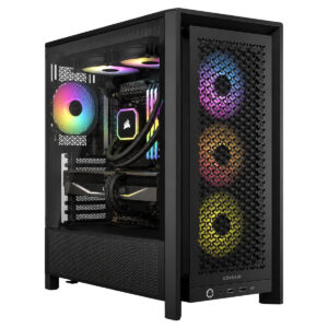 Corsair Frame 4000d Rs Siyah 3x120mm Argb Fan Mesh Temperli Cam Usb 3 2 Mid Tower E Atx Gaming Kasa Cc 9011296 Ww T2