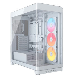Corsair Frame 4500x Rs R Beyaz 3x120mm Argb Fan Panoramik Temperli Cam Usb 3.2 Mid Tower E Atx Gaming Kasa (cc 9011315 Ww) 1
