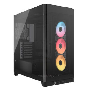 Corsair Frame 4500x Rs R Siyah 3x120mm Argb Fan Panoramik Temperli Cam Usb 3.2 Mid Tower E Atx Gaming Kasa (cc 9011314 Ww) 1
