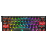 Dareu Cool 60 Black Clear ` Ice Blade Manyetik Switch 8k Hz Hall Effect Hotswap Rgb Ingilizce Mekanik Gaming Klavye 1