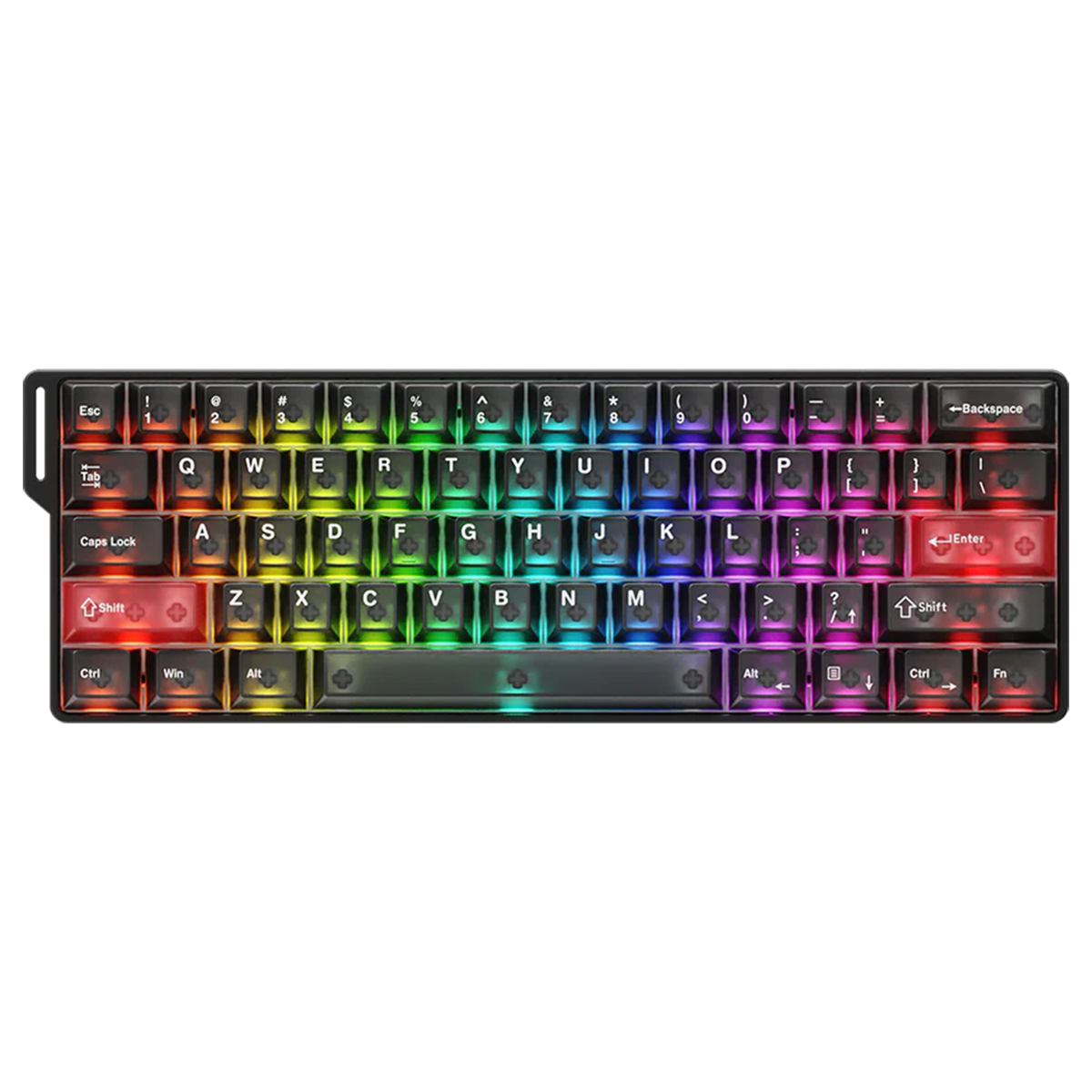 Dareu Cool 60 Black Clear ` Ice Blade Manyetik Switch 8k Hz Hall Effect Hotswap Rgb Ingilizce Mekanik Gaming Klavye 1