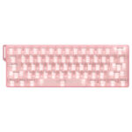 Dareu Cool 60 Pink Clear ` Ice Blade Manyetik Switch 8k Hz Hall Effect Hotswap Rgb Ingilizce Mekanik Gaming Klavye 1