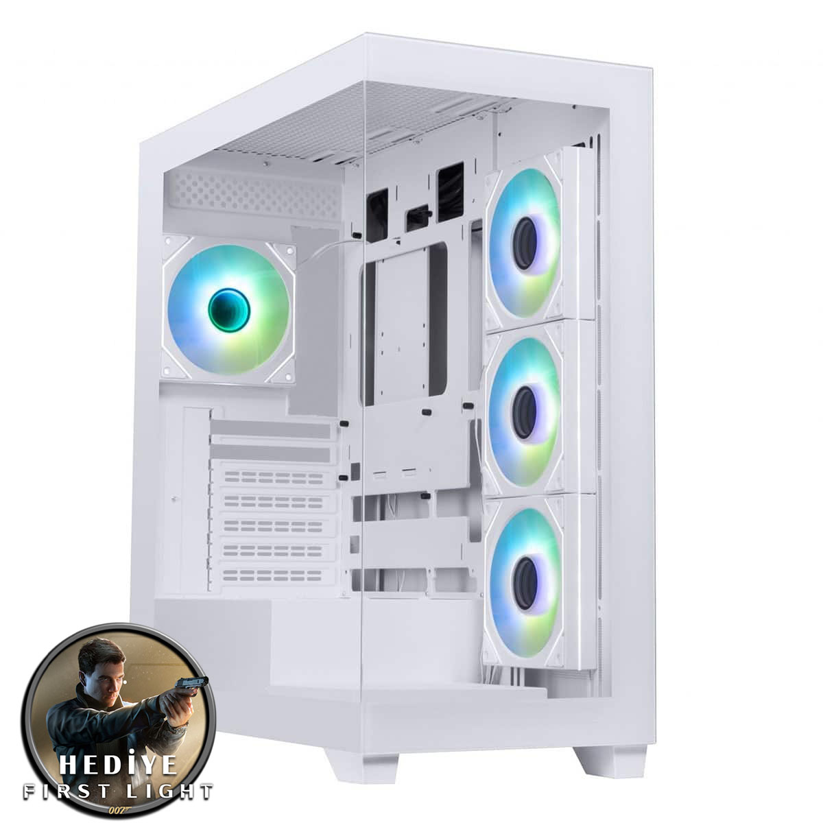 Elite White5070 Amd Ryzen 7 9700x Tray Asus Prime Geforce Rtx 5070 Oc 12gb White 32gb Ram 1tb M.2 Ssd Sistem Tavsiyesi 007 First Light Hediyeli 1