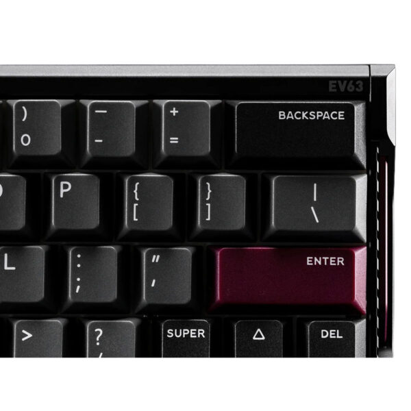 Iqunix Ev63 Dark Purple Magnetic X Pro Manyetik Switch 8k Hz Hall Effect Hotswap Rgb İngilizce Mekanik Gaming Klavye 6