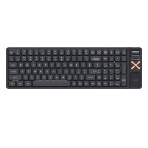 Iqunix Magi96 Pro Shadow Black Gold Red Switch Hotswap Rgb Kablosuz İngilizce Mekanik Gaming Klavye 1
