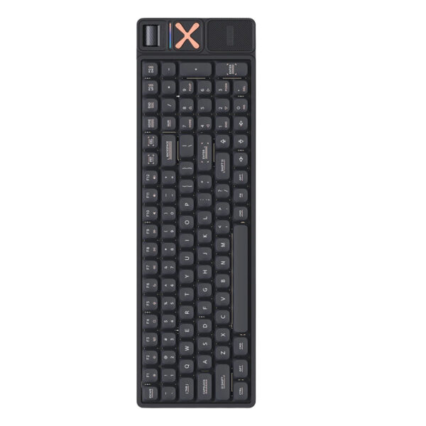 Iqunix Magi96 Pro Shadow Black Gold Red Switch Hotswap Rgb Kablosuz İngilizce Mekanik Gaming Klavye 2