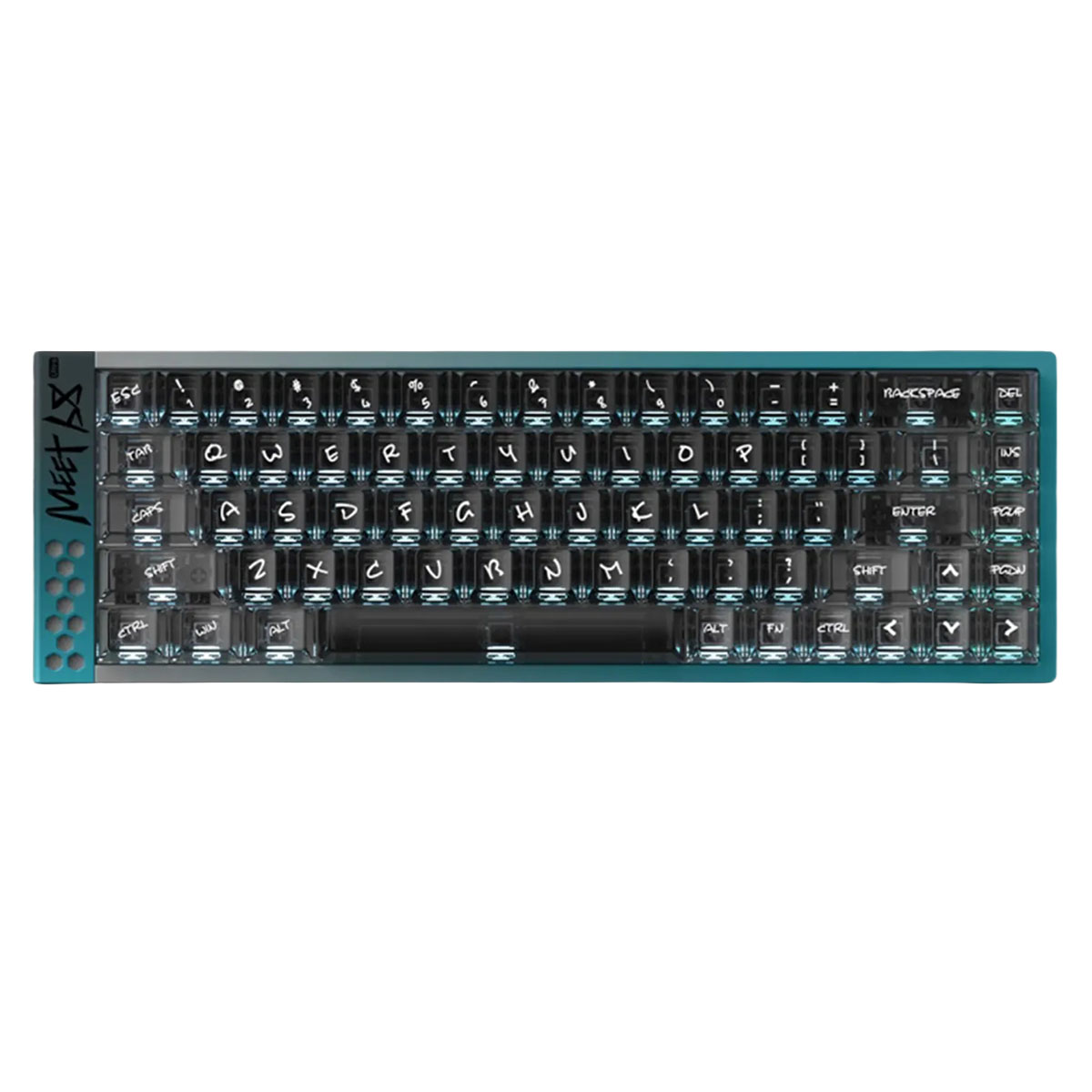 Iqunix Meet68 Ultra Aurora Green Omega Manyetik Switch 8k Hz Hall Effect Hotswap Rgb İngilizce Mekanik Gaming Klavye 1
