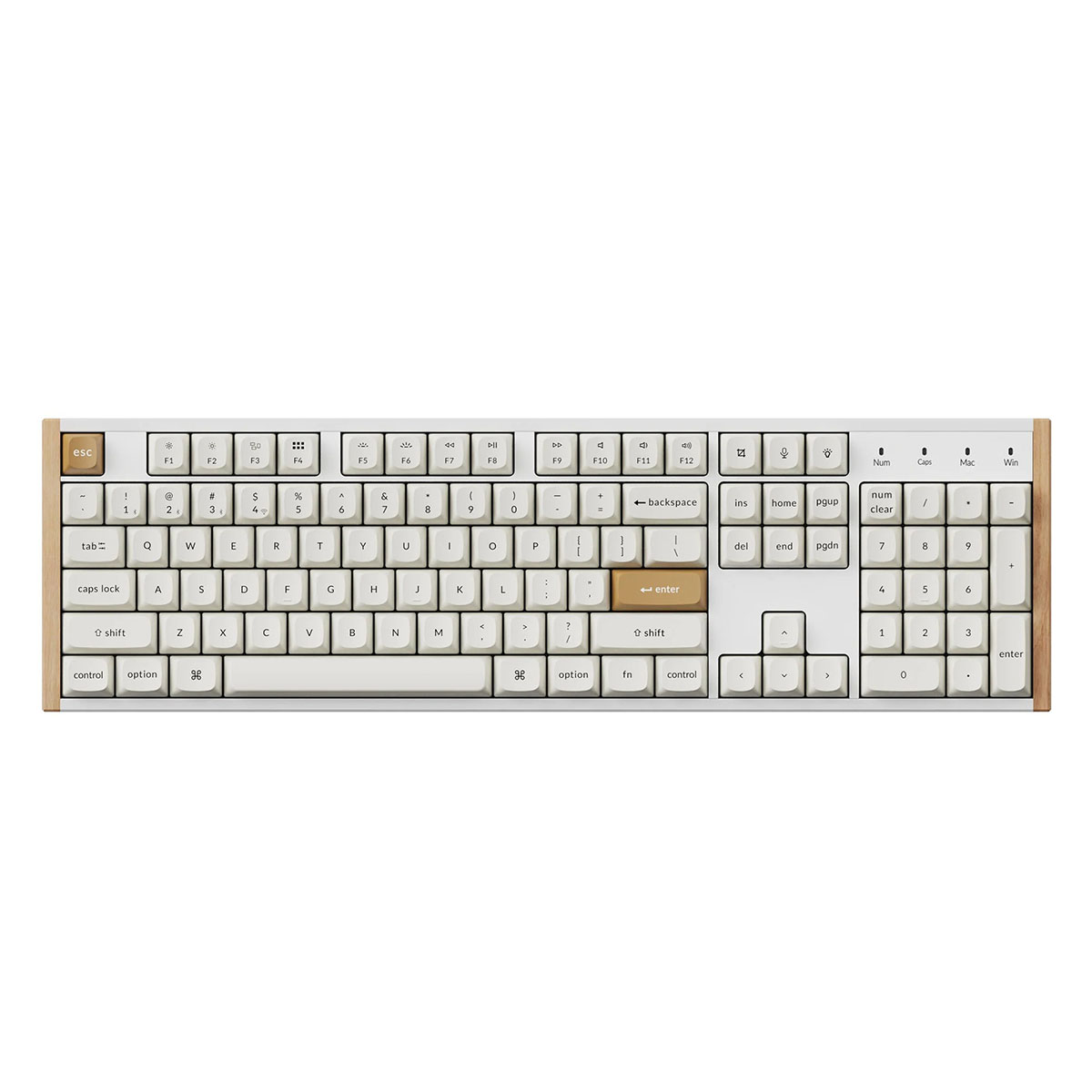 Keychron K10 He Beyaz 0 Gateron Nebula Manyetik Switch Hall Effect Rgb Kablosuz Hotswap Türkçe Mekanik Gaming Klavye (k10h Q1 Tr) 1
