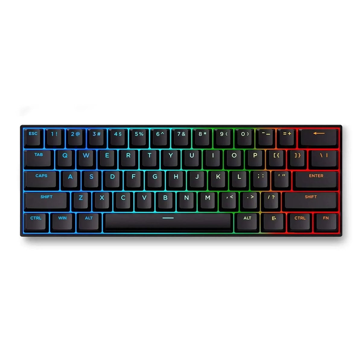 RGB aydınlatmalı oyun klavyesi, yüksek performanslı ve dayanıklı tasarım, bilgisayar oyuncuları için mükemmel klavye seçeneği. RGB ışıklandırması ile kişiselleştirilebilir oyun deneyimi sağlar.