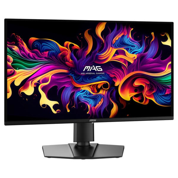 MSI MAG 274QP QD-OLED 26.5 inç oyun monitörü, 240Hz yenileme hızı ve 0.03ms tepki süresi ile yüksek performans sağlar. 2K WQHD çözünürlük ve Adaptive Sync teknolojisi ile akıcı oyun deneyimi sunar.