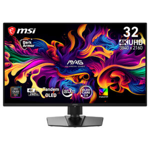 Msi Mag 321up Qd Oled X24 31 5 Inc 240hz 0 03ms 4k Uhd Adaptive Sync Pivot Gaming Monitor 1