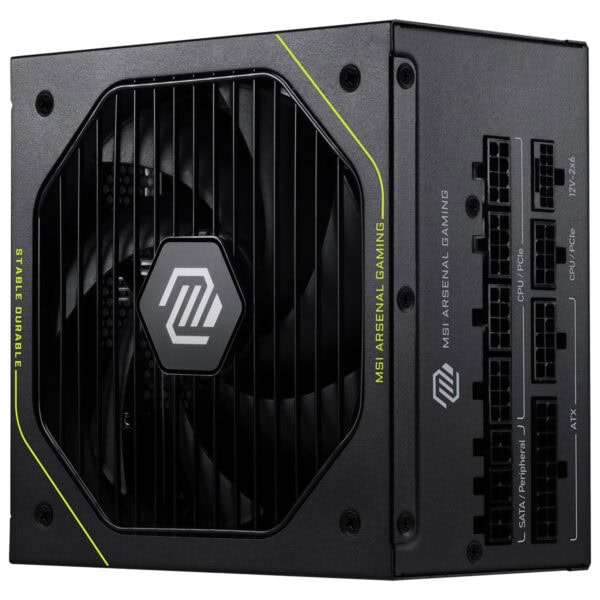 MSI MAG A1200PLS PCIe5 1200W güç kaynağı, yüksek performans ve dayanıklılık sağlayan modüler tasarım.