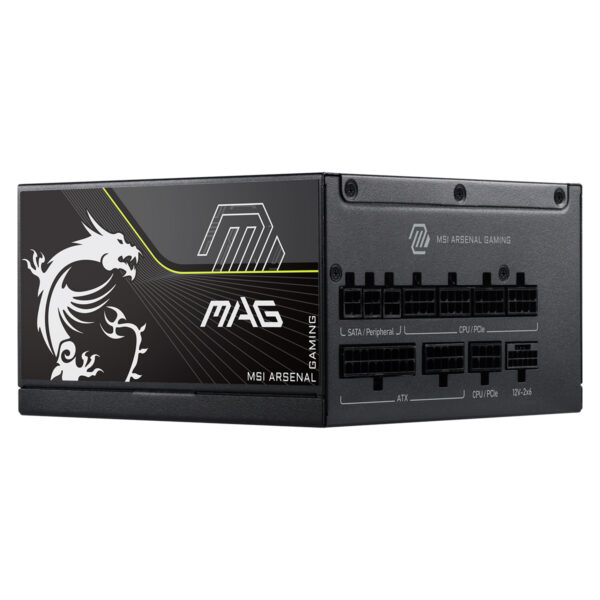 MSI MAG A1200PLS PCIe 5.1 güç kaynağı, 1200W, 80+ Platinum verimlilik, tam modüler ATX 3.1 tasarımı, yüksek performanslı güç kaynağı.