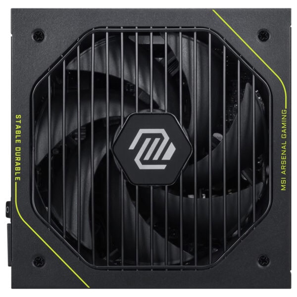 MSI Arsenal Gaming güç kaynağı, yüksek performans ve dayanıklılık sağlayan, modern tasarıma sahip, güçlü ve sessiz çalışan bir güç kaynağıdır.