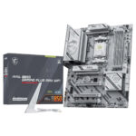 MSI MAG B850 GAMING PLUS MAX WIFI DDR5 Anakart, AM5 soketli, 8200MHz OC desteği, M.2 ve DP çıkışlarıyla yüksek performanslı oyun ve işlemci kurulumları için ideal.