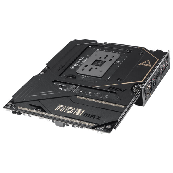 MSI MEG X870E ACE MAX anakart, yüksek performanslı DDR5 RAM ve AM5 soket desteği ile oyun ve profesyonel kullanım için ideal. M.2 ve HDMI, DP çıkışlarıyla gelişmiş bağlantı seçenekleri sunar.