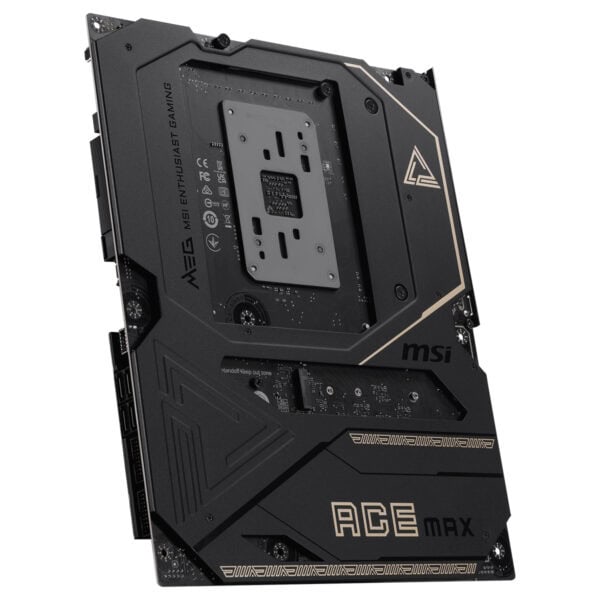 MSI MEG X870E ACE MAX anakart, yüksek performanslı DDR5 ve OC desteği ile AMD AM5 soketli anakart. M.2 ve HDMI, DP çıkışlarıyla gelişmiş bağlantı seçenekleri sunar.