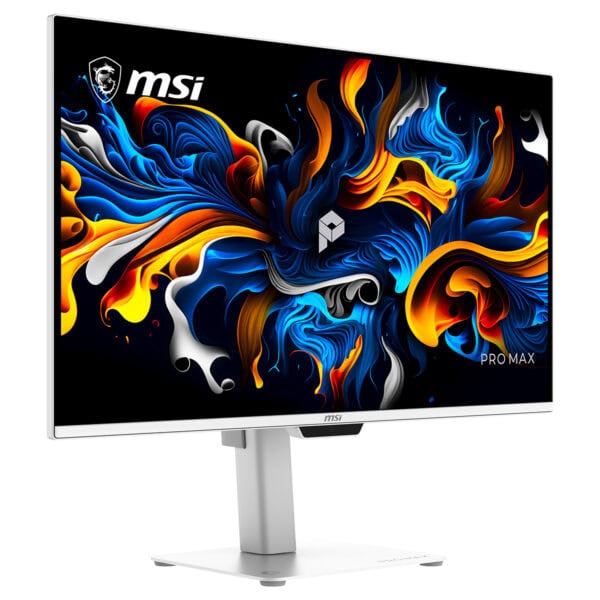 Msi Pro Max 271upxw12g 26 5 Inc 120hz 0 03ms 4k Uhd Adaptive Sync Qd Oled Pivot Monitor Fc4