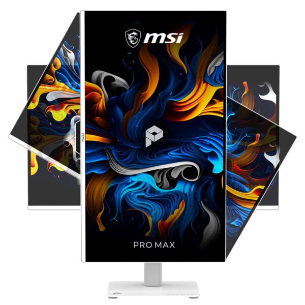 Msi Pro Max 271upxw12g 26 5 Inc 120hz 0 03ms 4k Uhd Adaptive Sync Qd Oled Pivot Monitor Fc6