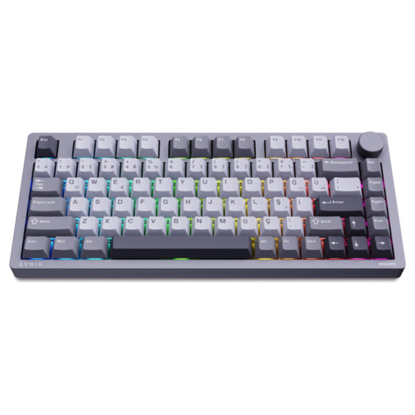 Philips Evnia Spk8618dtrh 38 Gri U Green Switch Hotswap Rgb Kablosuz Turkce Mekanik Gaming Klavye 2