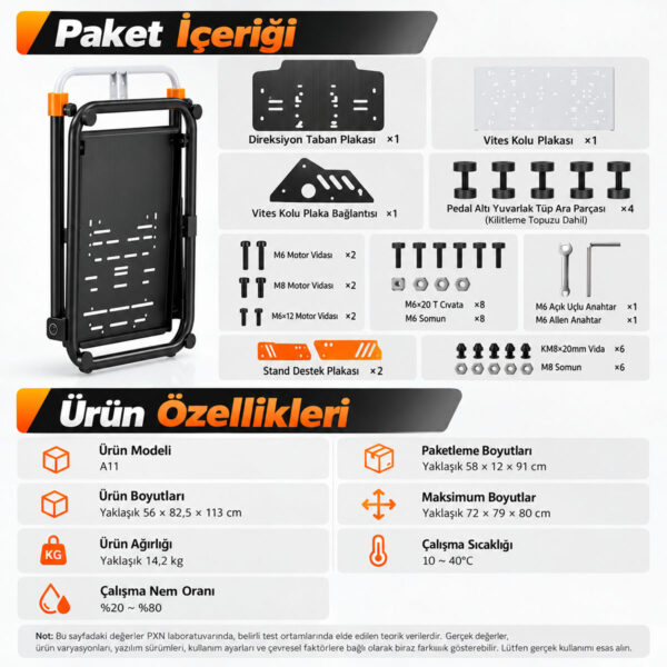 Pxn A11 Katlanabilir Direksiyon Seti Standı 8