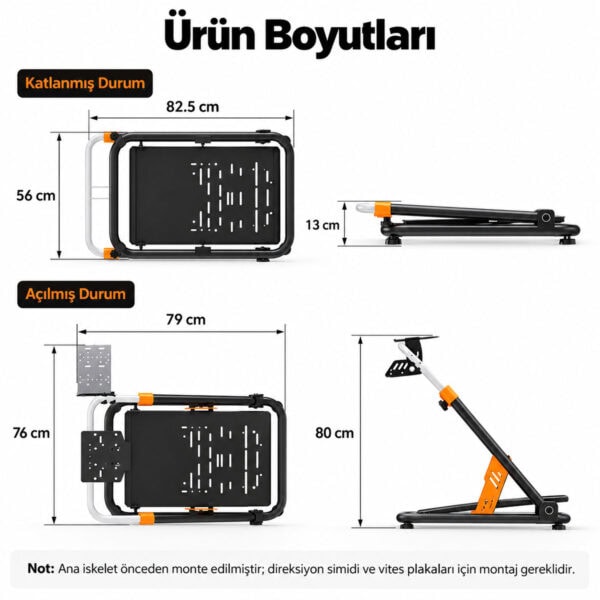 Pxn A11 Katlanabilir Direksiyon Seti Standı 9