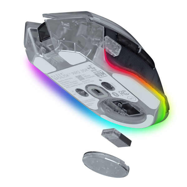 Razer Basilisk V3 Pro Phantom White Edition Focus Pro 35k Gen 2 Sensör Rgb Kablosuz Gaming Mouse (rz01 05240400 R3g1) 4