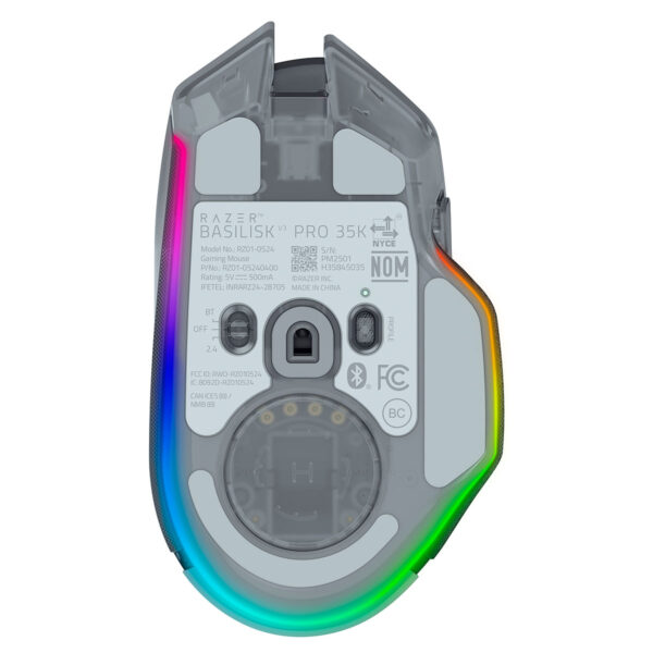 Razer Basilisk V3 Pro Phantom White Edition Focus Pro 35k Gen 2 Sensör Rgb Kablosuz Gaming Mouse (rz01 05240400 R3g1) 5