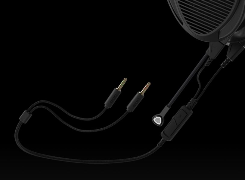 ROG Kithara Gaming Headset ASUS ROG Kithara 100 mm HIFIMAN Düzlemsel Manyetik Sürücü PS5 Uyumlu Gaming Kulaklık kablosu, yüksek kaliteli ses ve dayanıklılık sağlar. Oyun deneyimini artırmak için tasarlanmış, PS5 uyumlu ve profe.